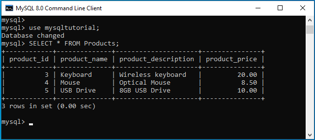 MySQL DROP TABLE With Examples MySQL Tutorial